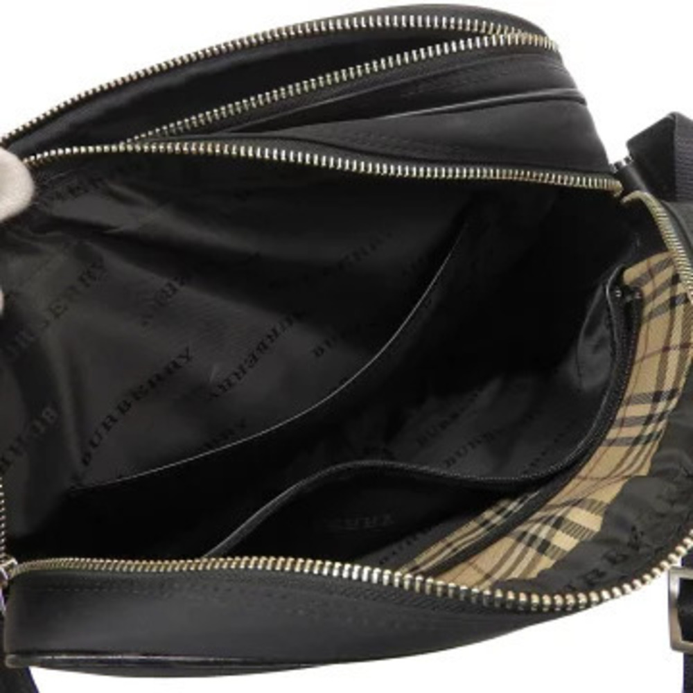 Burberry Double Zipper Shoulder Bag Black - Picture 4 of 9